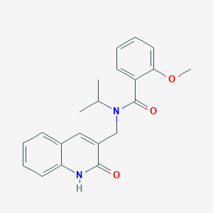 N-((2-hydroxyquinolin-3-yl)methyl)-N-isopropyl-2-methoxybenzamide