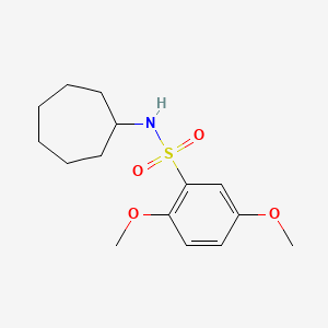 N-cycloheptyl-2,5-dimethoxybenzenesulfonamide