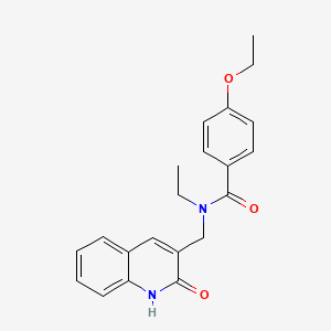 4-ethoxy-N-ethyl-N-((2-hydroxyquinolin-3-yl)methyl)benzamide