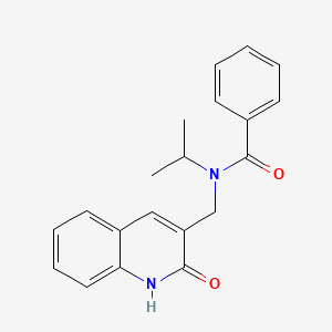 N-((2-hydroxyquinolin-3-yl)methyl)-N-isopropylbenzamide