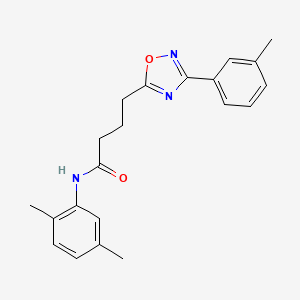 N-(2,5-dimethylphenyl)-4-(3-(m-tolyl)-1,2,4-oxadiazol-5-yl)butanamide