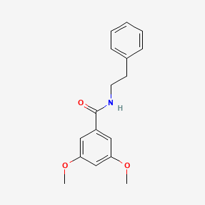 molecular formula C17H19NO3 B7685632 3,4-dimethoxy-N'-[(E)-[3-(prop-2-en-1-yloxy)phenyl]methylidene]benzohydrazide 