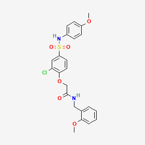 molecular formula C23H23ClN2O6S B7686109 2,4-dichloro-N-(2-hydroxyethyl)benzamide 