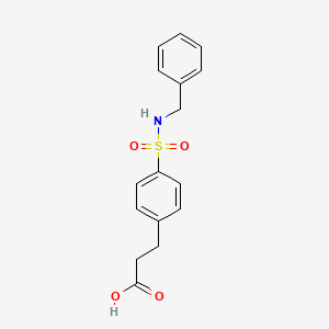 3-(4-(N-benzylsulfamoyl)phenyl)propanoic acid