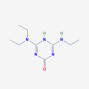 molecular formula C9H17N5O B076863 Trietazine-2-hydroxy CAS No. 13532-25-7
