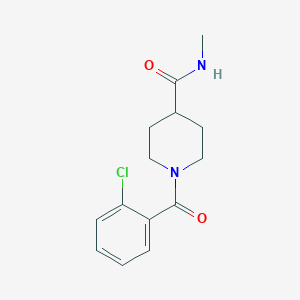 1-(2-chlorobenzoyl)-N-methylpiperidine-4-carboxamide