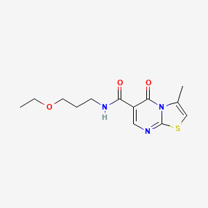 N,3-dimethyl-5-oxo-5H-[1,3]thiazolo[3,2-a]pyrimidine-6-carboxamide