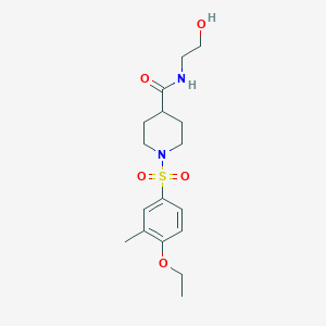 N-[2-(cyclohex-1-en-1-yl)ethyl]-1-(4-ethoxybenzenesulfonyl)piperidine-4-carboxamide