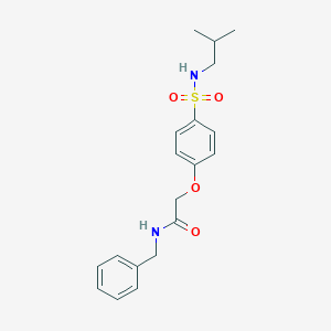 N-benzyl-2-(4-(N-isobutylsulfamoyl)phenoxy)acetamide