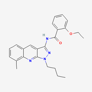N-(1-butyl-8-methyl-1H-pyrazolo[3,4-b]quinolin-3-yl)-2-ethoxybenzamide