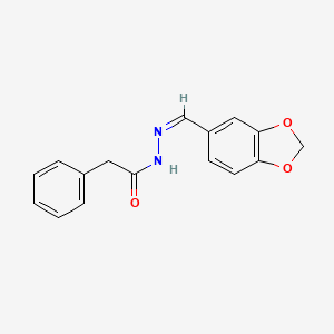 molecular formula C16H14N2O3 B7687950 2-苯基-N-[4-(三氟甲基)苯基]乙酰胺 