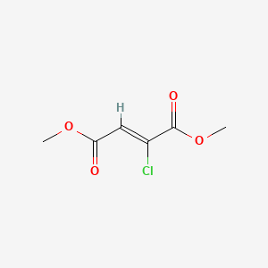 molecular formula C6H7ClO4 B7687978 (E)-Dimethyl 2-chlorofumarate CAS No. 5331-33-9