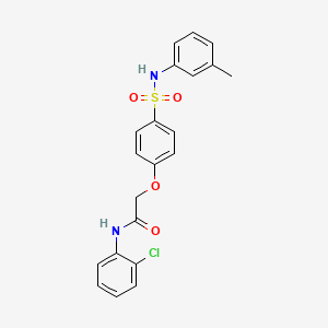 N-[(furan-2-yl)methyl]-2-{4-[(3-methylphenyl)sulfamoyl]phenoxy}acetamide