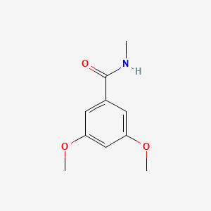 molecular formula C10H13NO3 B7688414 3,5-dimethoxy-N-(1-phenylethyl)benzamide CAS No. 74826-21-4