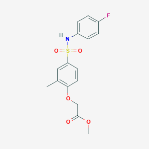 ethyl 1-(naphthalene-2-sulfonyl)piperidine-4-carboxylate