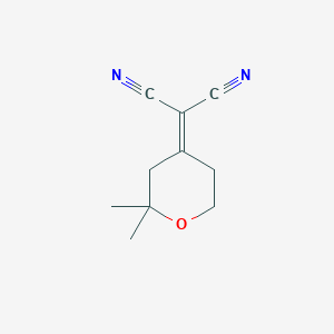 2-(2,2-Dimethyltetrahydro-4H-pyran-4-ylidene)malononitrile