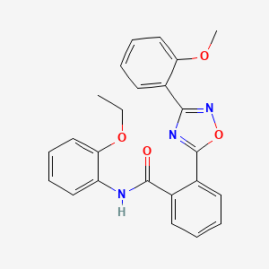 N-(2-ethoxyphenyl)-2-(3-(2-methoxyphenyl)-1,2,4-oxadiazol-5-yl)benzamide