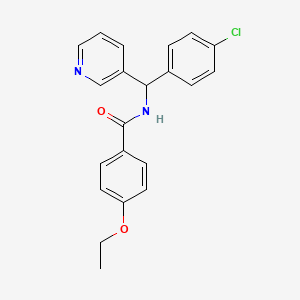 N-((4-chlorophenyl)(pyridin-3-yl)methyl)-4-ethoxybenzamide