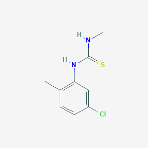 molecular formula C9H11ClN2S B7689673 1-(5-Chloro-2-methylphenyl)-3-methylthiourea CAS No. 34725-22-9
