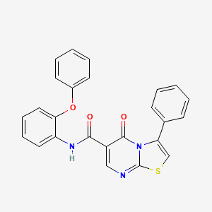 N-(3,5-dimethylphenyl)-5-oxo-3-phenyl-5H-[1,3]thiazolo[3,2-a]pyrimidine-6-carboxamide