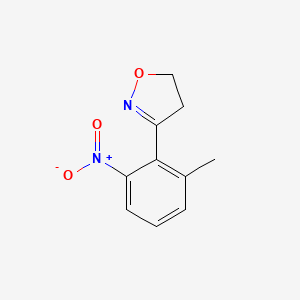 molecular formula C10H10N2O3 B7691166 3-(2-Methyl-6-nitrophenyl)-4,5-dihydroisoxazole CAS No. 250592-88-2