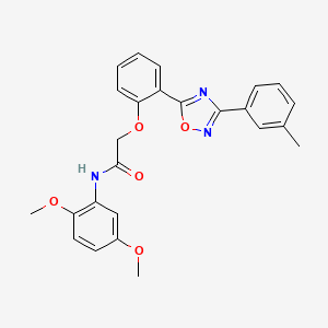 N-(2,5-dimethoxyphenyl)-2-{2-[3-(3-methylphenyl)-1,2,4-oxadiazol-5-yl]phenoxy}acetamide