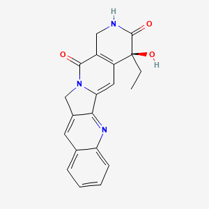 molecular formula C20H17N3O3 B7691334 (4S)-4- Ethyl-1,12-dihydro-4-hydroxyquino[2`3`:3,4]pyrrolo[1,2-b][2,7]naphthyridine- 3,14(2H,4H)-dione 