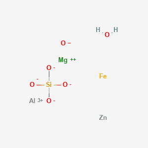 molecular formula AlFeH2MgO6SiZn- B076914 十字石 CAS No. 12182-56-8
