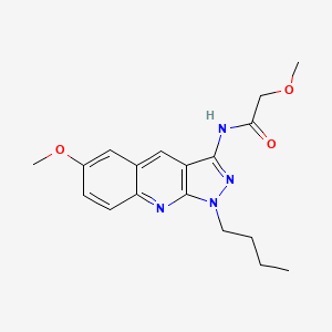 N-(1-butyl-6-methoxy-1H-pyrazolo[3,4-b]quinolin-3-yl)-2-methoxyacetamide