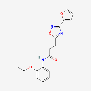 N-(2-ethoxyphenyl)-3-(3-(furan-2-yl)-1,2,4-oxadiazol-5-yl)propanamide
