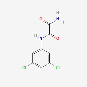 molecular formula C8H6Cl2N2O2 B7691975 N-(3,5-dichlorophenyl)-N'-[(pyridin-2-yl)methyl]ethanediamide 