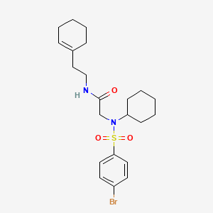 3-methyl-6-(4-methylpiperidine-1-carbonyl)-5H-[1,3]thiazolo[3,2-a]pyrimidin-5-one