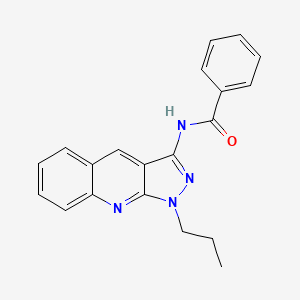 N-(1-propyl-1H-pyrazolo[3,4-b]quinolin-3-yl)benzamide