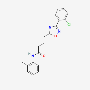 4-(3-(2-chlorophenyl)-1,2,4-oxadiazol-5-yl)-N-(2,4-dimethylphenyl)butanamide