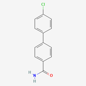 molecular formula C13H10ClNO B7692585 4'-Chloro-[1,1'-biphenyl]-4-carboxamide CAS No. 15996-81-3