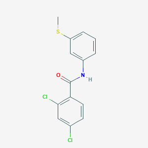 molecular formula C14H11Cl2NOS B7692590 N-(2-ethoxyphenyl)-3,4-dimethoxybenzamide 