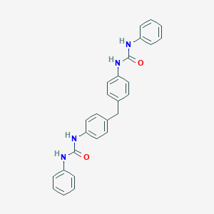 molecular formula C27H24N4O2 B076930 Urea, N,N''-(methylenedi-4,1-phenylene)bis(N'-phenyl- CAS No. 13140-83-5