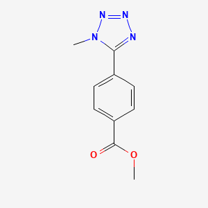 molecular formula C10H10N4O2 B7693154 Methyl 4-(1-methyl-1H-tetrazol-5-yl)benzoate CAS No. 2215630-10-5