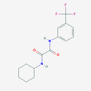molecular formula C15H17F3N2O2 B7693254 N1-cyclohexyl-N2-(3-(trifluoromethyl)phenyl)oxalamide 