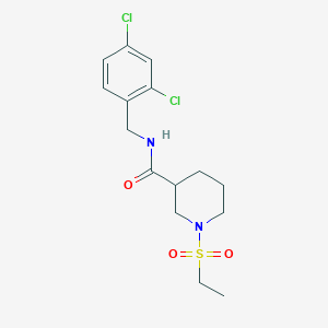 N-(2,4-dichlorobenzyl)-1-(ethylsulfonyl)piperidine-3-carboxamide