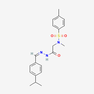 molecular formula C20H25N3O3S B7693892 N-(2,4-dichlorophenyl)-2-(N-methyl4-methylbenzenesulfonamido)acetamide 