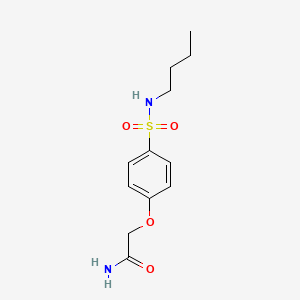 2-[4-(Butylsulfamoyl)phenoxy]acetamide