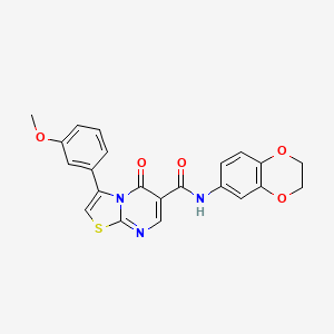 N-(3,5-dimethylphenyl)-3-(3-methoxyphenyl)-5-oxo-5H-[1,3]thiazolo[3,2-a]pyrimidine-6-carboxamide