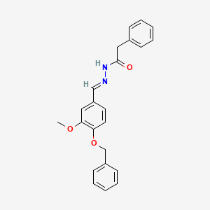 molecular formula C23H22N2O3 B7694679 N'-cyclooctylidene-3,5-dimethoxybenzohydrazide 