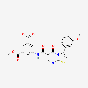 molecular formula C24H19N3O7S B7694856 N-(2-fluorophenyl)-1-(4-methoxy-3-methylbenzenesulfonyl)piperidine-4-carboxamide 