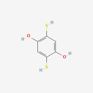 molecular formula C6H6O2S2 B7694882 2,5-Dimercaptobenzene-1,4-diol CAS No. 120256-65-7