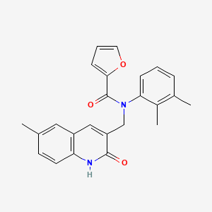 N-(2,3-dimethylphenyl)-N-((2-hydroxy-6-methylquinolin-3-yl)methyl)furan-2-carboxamide