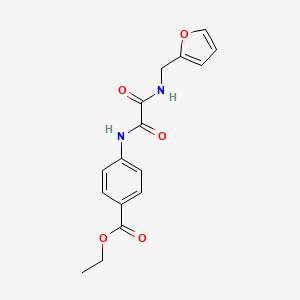 Ethyl 4-({[(furan-2-ylmethyl)amino](oxo)acetyl}amino)benzoate