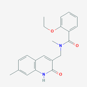 2-ethoxy-N-((2-hydroxy-7-methylquinolin-3-yl)methyl)-N-methylbenzamide