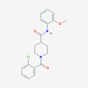 1-(2-chlorobenzoyl)-N-(2-methoxyphenyl)piperidine-4-carboxamide